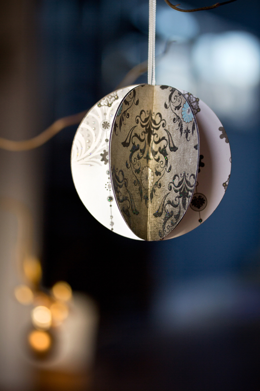 Paper ball Christmas ornaments | Passion For Paper & Print