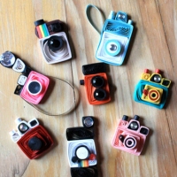 Handmade paper mini vintage cameras