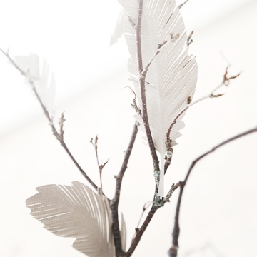 Paper Easter feathers